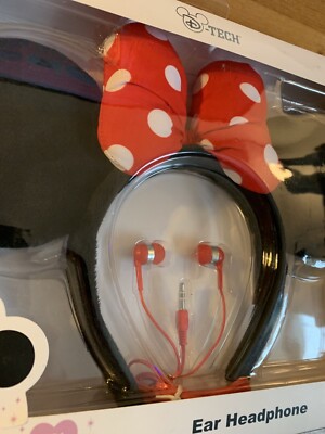 Tokyo Disney Resort Minnie Ears Headband earphone Headphones 