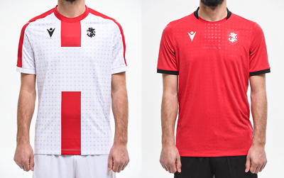 GEORGIA Football Soccer macron Official T-Shirt Jersey GFF Home