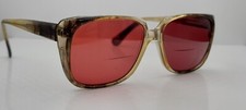 Vintage M-50 Gray Oval Horn-Rimmed Sunglasses Hong Kong FRAMES ONLY