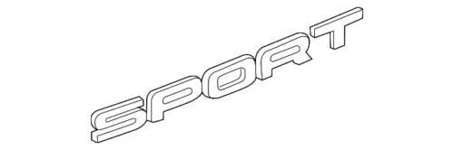 Placa de identificación para Land Rover (N/P LR084215)