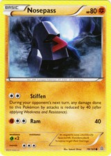Nosepass - 78/160 - Common - Pokemon Primal Clash