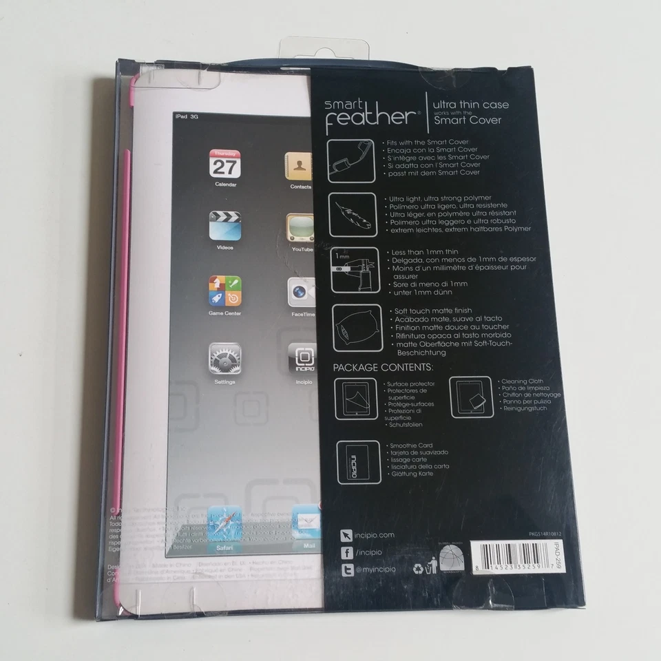 Incipio Smart Feather Ultra Thin Snap-On Case For iPad 2 NEW - Image 4 of 4