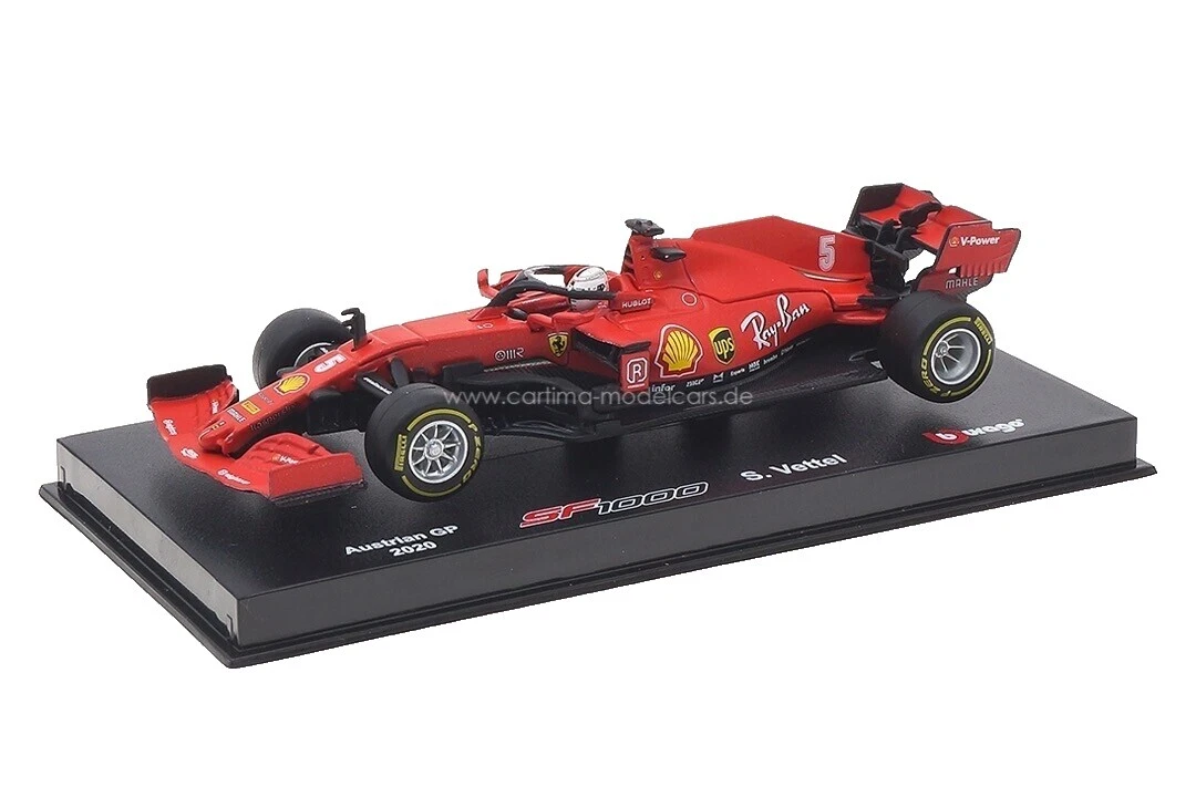 Bburago Sebastian Vettel 1:43 coches de Fórmula 1 diecast