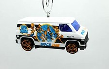 Christmas Ornament for 1970 Chevy Van Space Jam White