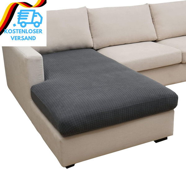 Eismodra Sofabezug L Form,Sofa ÜBerzug 3 Sitzer,Stretch Sitzkissenbezug,Couch ÜB-image