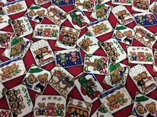 Fabri Quilt-Teddy Time-100% Cotton Fabric