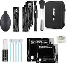 Professional DSLR Camera Cleaning Kit with APS-C Cleaning Swabs, Microfiber Clot