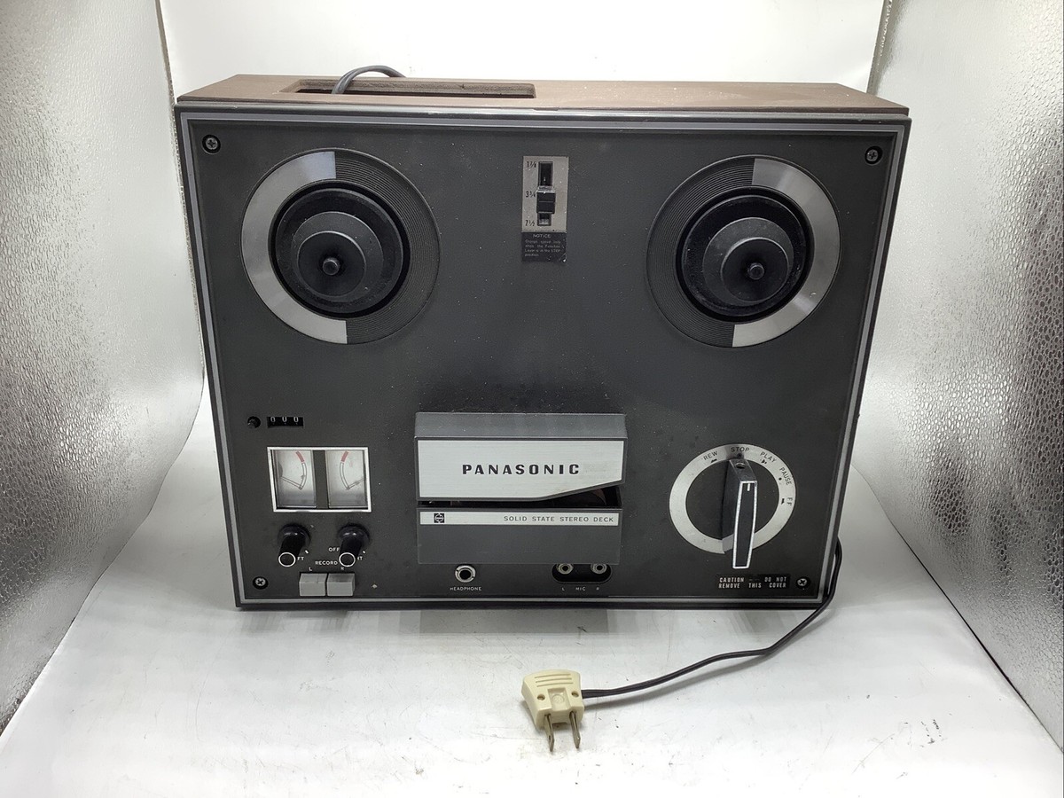 Vintage Panasonic Reel to Reel Recorder RS-765US 1970s Wood Box | eBay