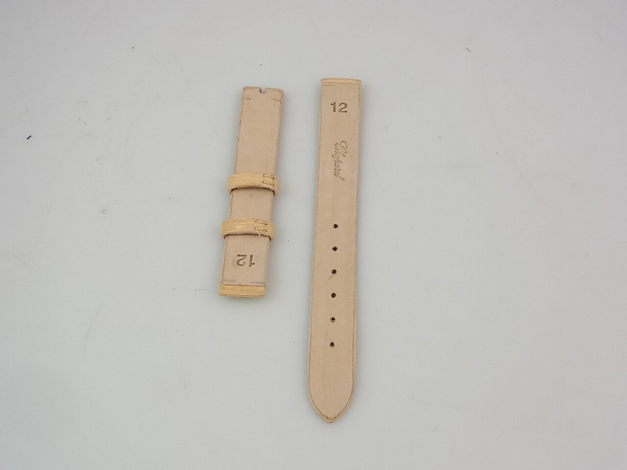 CHOPARD WATCH STRAP REPLACEMENT STRAP LEATHER STR… - image 2