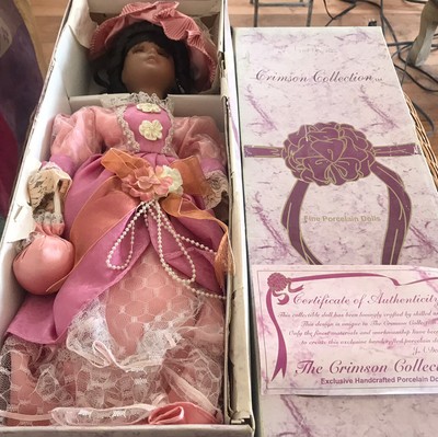 crimson collection porcelain dolls worth