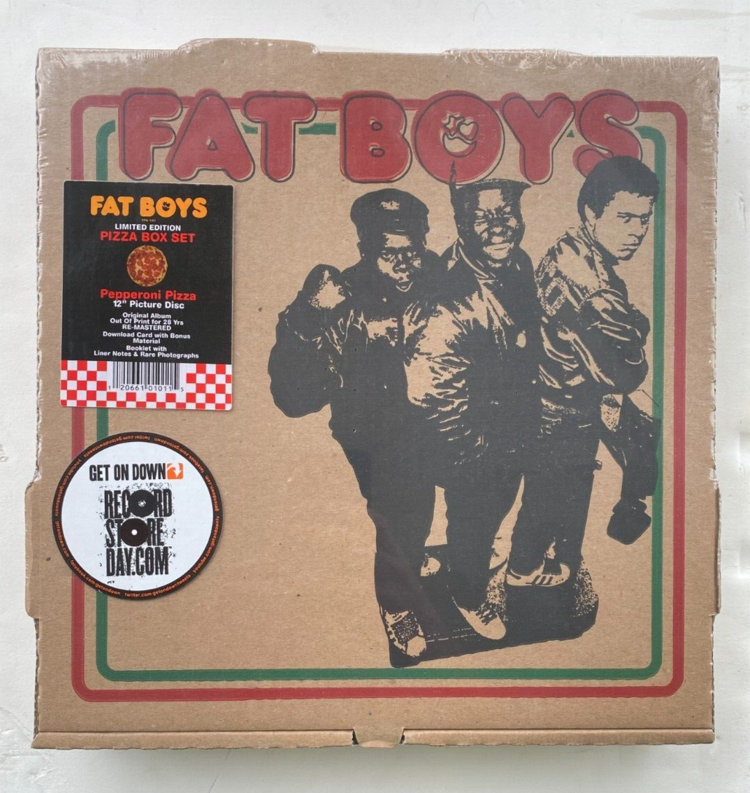 FAT BOYS Pepperoni Pizza 限定版 FAT BOYS Pizza Box Deluxe VINYL SEALED Kurtis Blow Hip Hop Disco 3