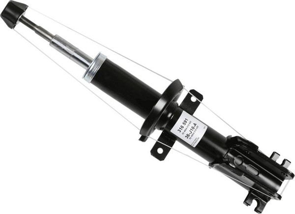 Sachs Original 316 591 Gas StoßDäMpfer Gasdruck-DäMpfer VA Vorne 316591-image