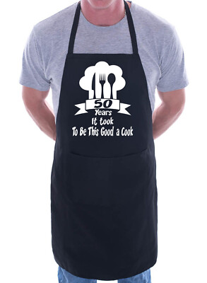 It Tood 50 Years To Be Cook Chef Geburtstagsgeschenk Neuheit Backen Kochen BBQ Schürze 