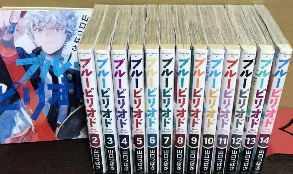 Blue Period Comic Manga vol.1-14 Book Complete set Japanese Used