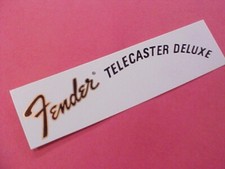Fender 70's Telecaster Deluxe Waterslide Headstock Decal 2 per listing