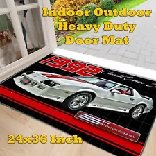 Door Mat Indoor Outdoor Heavy Duty 1992 Camaro Z28 25 Anniversary Rug