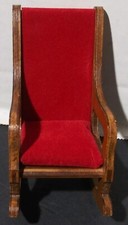 1955 Vintage HALL'S Lifetime Toys "Madame Alexander Kins Doll Chair Rocker"