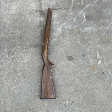 Gun Stock Unkown Wood Rifle  Shooting Gallery Parts Lot  Arcade Game IF26
