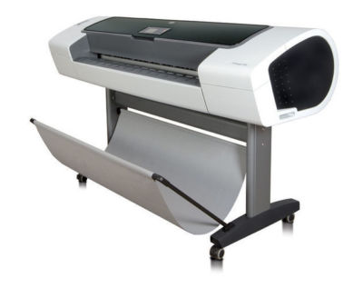 HP Design Jet T1100ps 44'' Large Format Color Printer with Stand