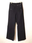 Vintage WWII Navy Wool Sailor Uniform Bell Bottom Flare Pants Military 31R USN