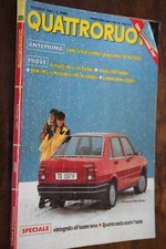 QUATTRORUOTE 376 Febbraio 1987  Lamborghini Jalpa Fiat Duna