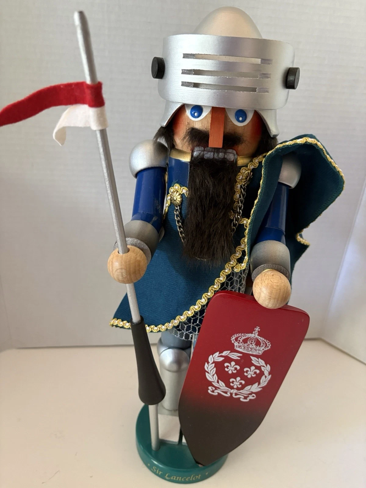 Vintage 1995 Steinbach Germany wood nutcracker "Sir Lancelot" W/Box Ltd. Ed. EUC