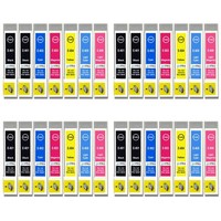 28 Tintenpatronen (Set+Bk) FüR Epson Stylus Photo P50 PX710W PX810FW R285 RX685