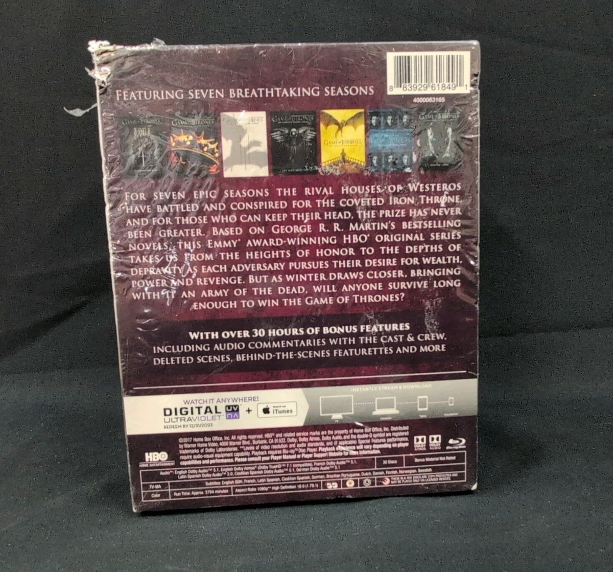 Game of Thrones: the Complete Seasons 1-7 (Blu-ray) for sale