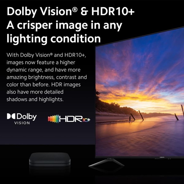 4K UHD Android TV Box, Dolby Vision Atmos, DTS:X, WiFi 6, 2GB+32GB, HDMI 2.1, Vo 4