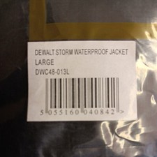 Dewalt Storm Waterproof Jacket size L