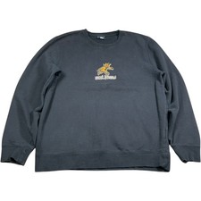 Felpa Stussy uomo L nera girocollo logo grafica streetwear maglione skate