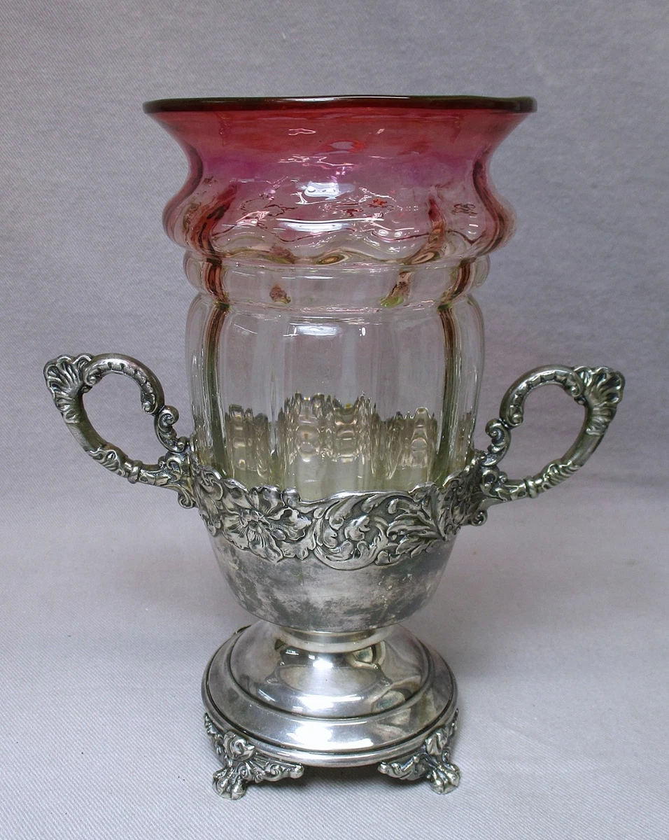 花瓶1850-1899 纯银古工艺品| eBay