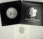 2021 P Morgan Silver Dollar $1 BU++ ‼️OGP & COA‼️