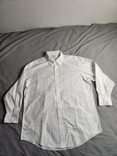 Brooks Brothers Madison Fit Button Up Dress Shirt Mens Size 17-33 White City NEW
