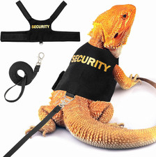 Bearded Dragon Harness and Leash Set - Escape Proof Adjustable Lizard Reptiles H