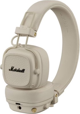 Marshall - Major V Wireless On-Ear Bluetooth Headphones with Lightweight Fold...