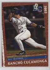 2003 Grandstand Rancho Cucamonga Quakes Jeff Mathis 0q3