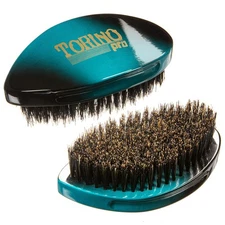 Torino Pro Curve Wave brush #156- Medium 100% Boar Bristle Curved 360 Wave Pa