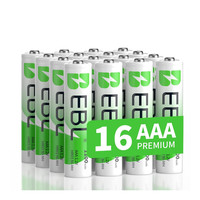 AAA Akku 1100Mah 16 StüCk Nimh Wiederaufladbar EBL Micro AAA Batterien