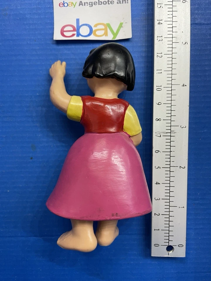 Heidi mit Taube Figur Bullyland 13 cm Groß Comic Reklame Heidi - Bild 4 von 4