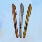 Metallic Pens Gold Silver Bronze Marker Pens Pack of 3 Bullet Tip Multi Surface
