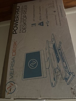 Versa Desk Power Pro Electric Height Adjustable Desktop Riser