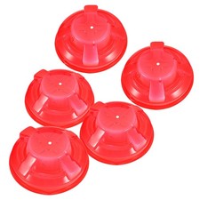 Bulk 5Pcs Fire Detector Covers Red Durable Reusable Plastic Protection