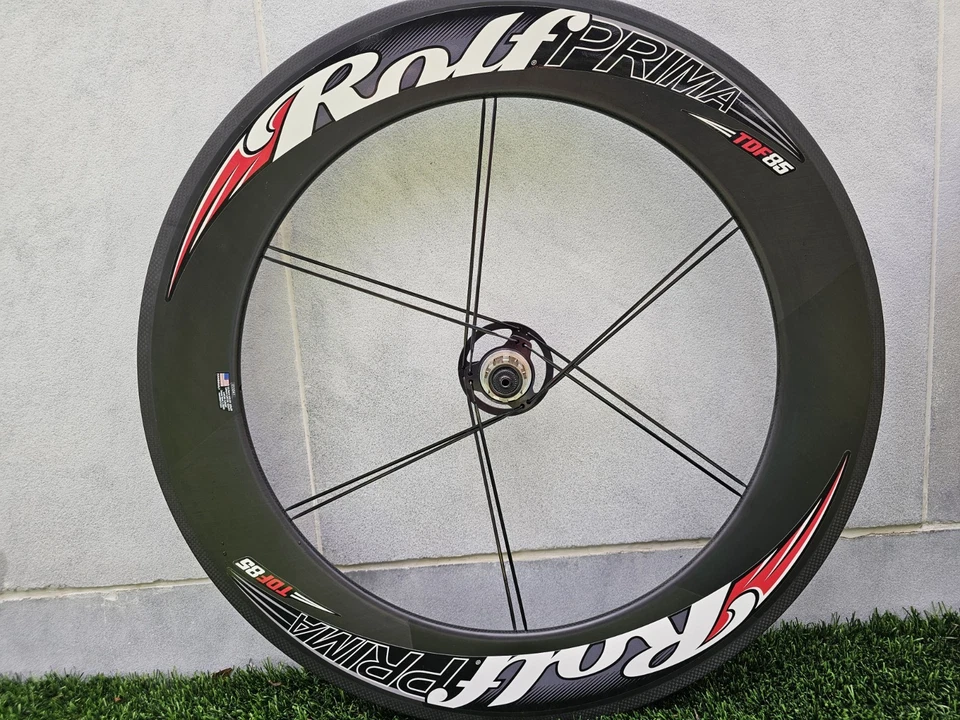 Rolf Prima TDF 85 Carbon Tubular Wheelset 700c Rim Brake Campagnolo Freehub NEW - Image 2 of 4