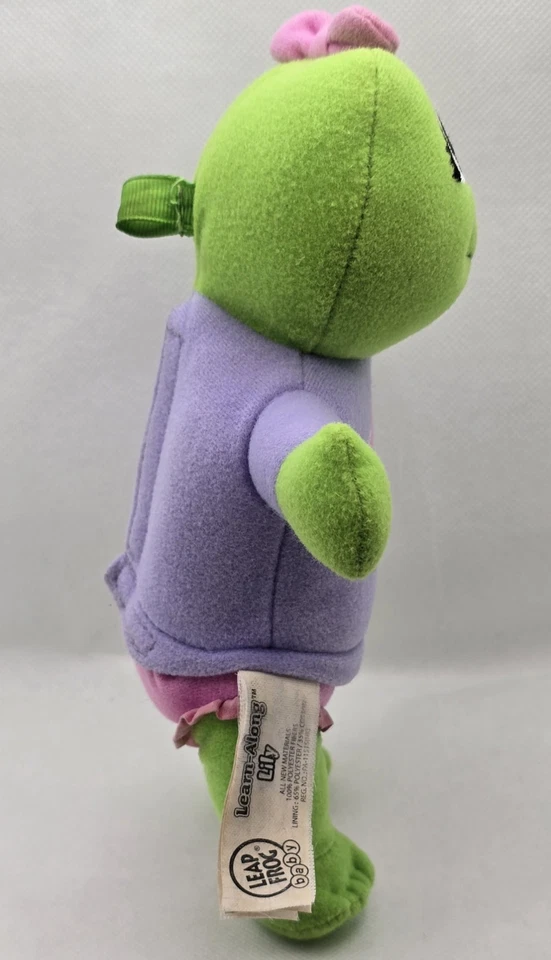 Pelúcia Leap Frog Baby Learn Along Lily canta 123 músicas funcionando 8 polegadas - Imagem 4 de 4