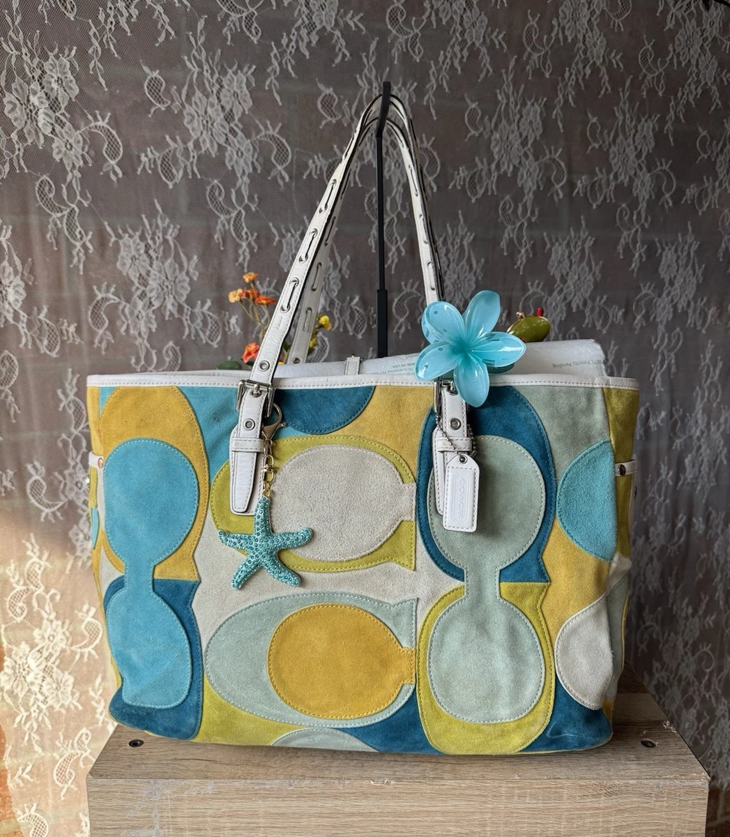 Coach Suede Tote Bags for Women for sale - eBay