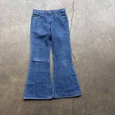 Vintage 70  s Levis 684 0217 Orange Tab Bell Bottom Jeans
