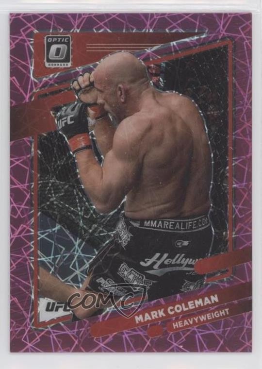 2022 Panini Donruss Optic UFC Pink Velocity Prizm 58/79 Mark Coleman #97 1u6