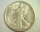 1916 WALKING LIBERTY HALF DOLLAR ABOUT UNCIRCULATED+ AU+ NICE ORIGINAL COIN
