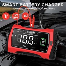 Car Battery Charger Heavy Duty 12v24v Smart Automatic Intelligent Pulse Repair